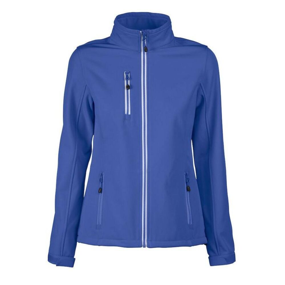 Printer RED Womens/Ladies Vert Soft Shell Jacket / Blue